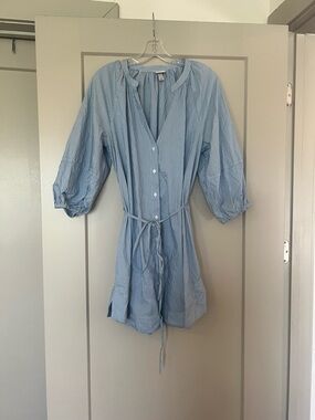 target light blue dress Stoney Clover Lane x - PLUS Size 2X - Short Sleeve Ruffle Comes in a soft light blue shade that feels fresh and fun Light Blue Dresses | Casual,